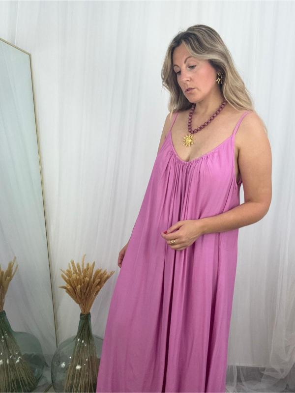 vestido largo con toda la espalda descubierta