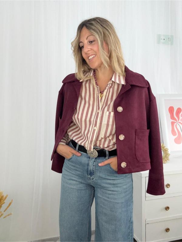 chaqueta ante burdeos
