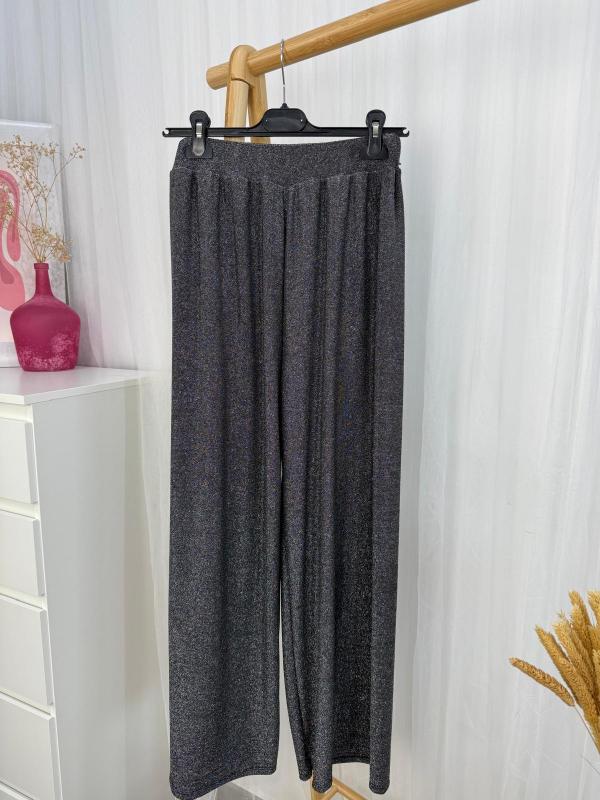 pantalón brillo mujer