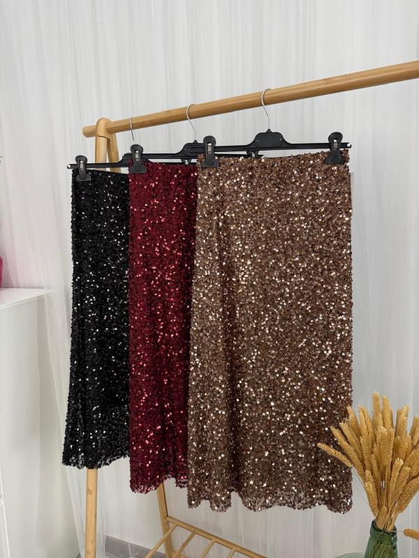 falda lentejuelas de todos los colores