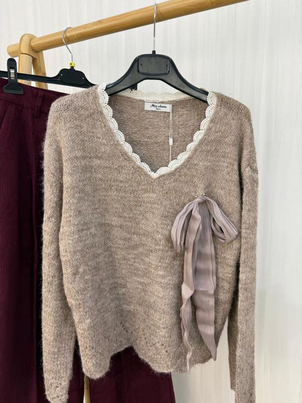 jersey de estilo romántico mujer