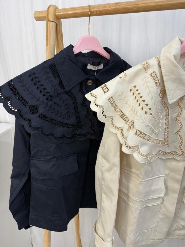 chaqueta estilo romántico