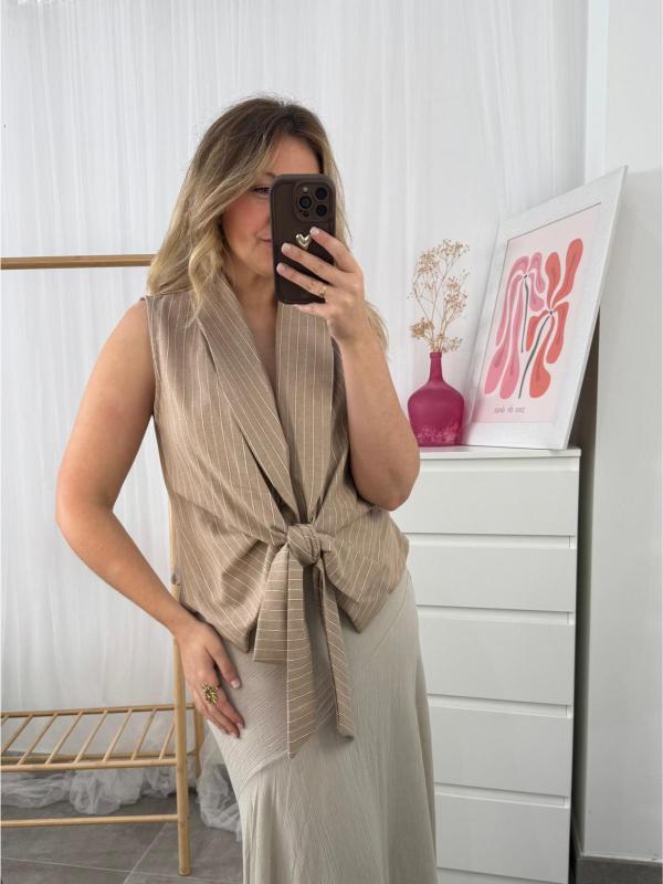 camisa estilo chaleco