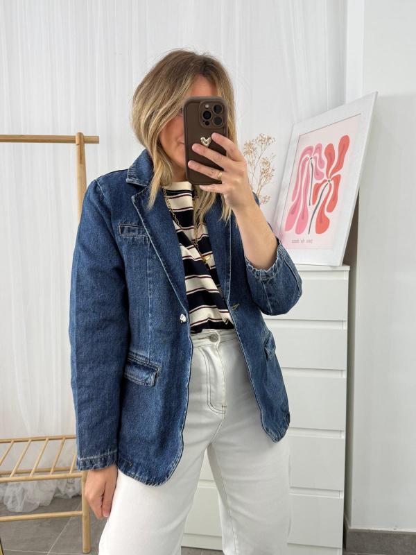 chaqueta blazer vaquera
