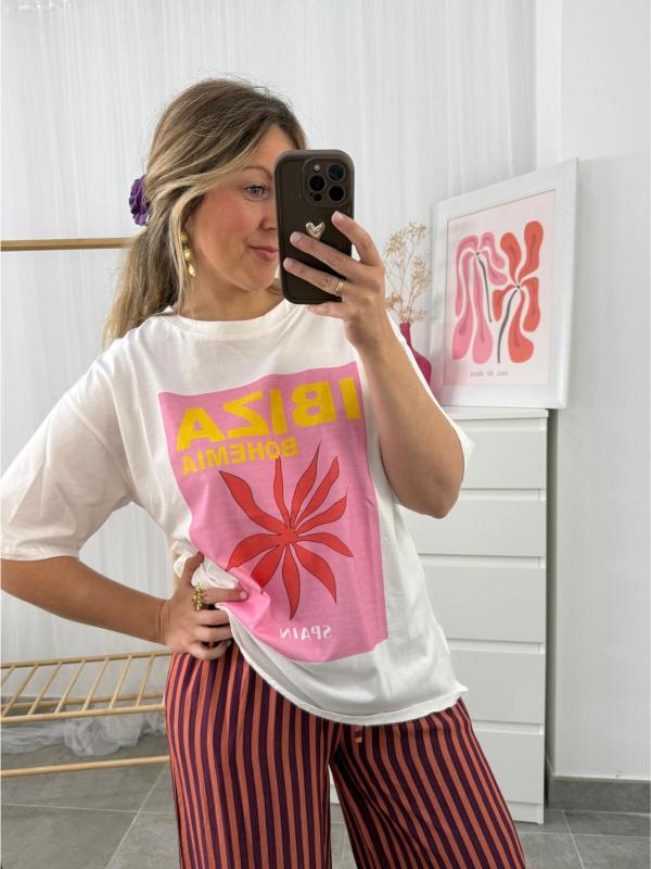 camiseta manga corta ibiza