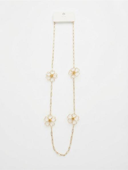 collar largo dorado