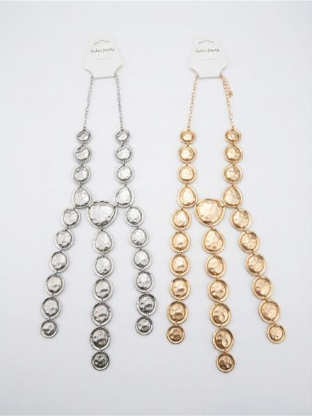 collar dorado zara