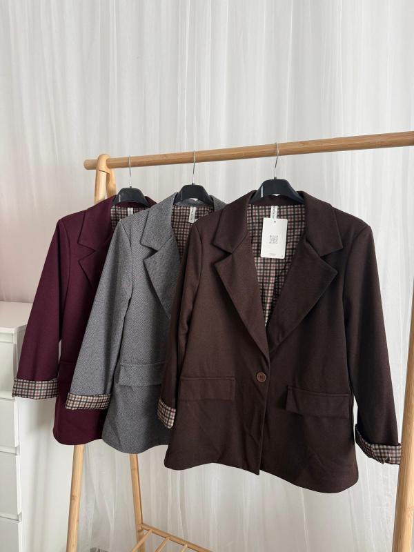 blazer de tejido de paño